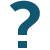 Graphic icon depicting a question mark.